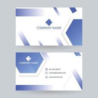 Abstract business card template design vector