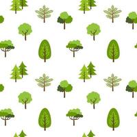 tree seamless pattern background vector illustration
