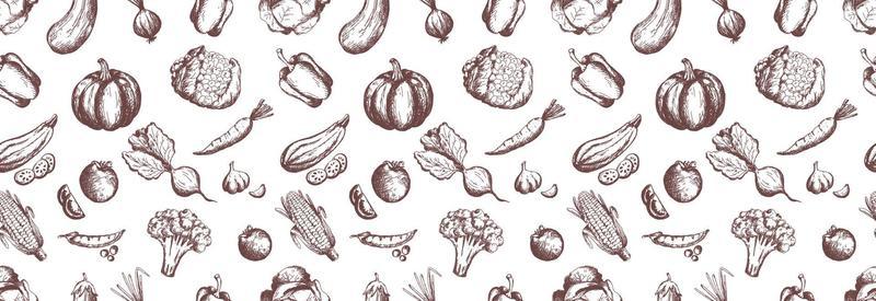 Free food pattern - Vector Art