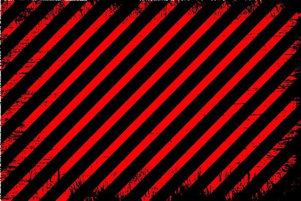 Red warning stripe background with abstract grunge. Red caution stripe background with grunge