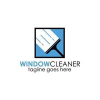 Window Cleaner logo design template, simple and unique. perfect for business, company, store, etc. vector