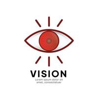 Vision vector icon design eps 10