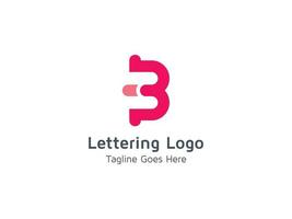 Creative B Alphabet Letter Logo Icon Design for Business and Company Pro Vector