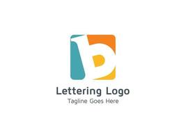 plantilla de diseño creativo de logotipo de letra b vector pro gratis