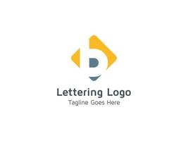 plantilla de diseño creativo de logotipo de letra b vector pro gratis