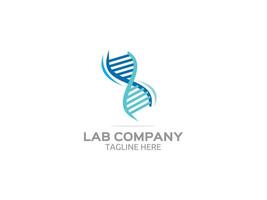 plantilla de logotipo de laboratorio gratis vector