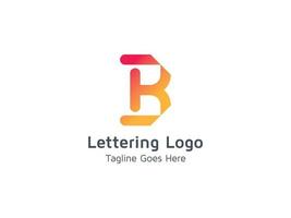 Creative B Alphabet Letter Logo Icon Design for Business and Company Pro Vector