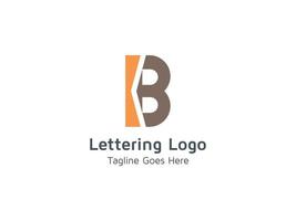 Letter B Alphabet Logo Design for Business and Company Pro Vector