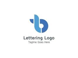 Creative B Alphabet Letter Logo Design for Business and Company Pro Vector