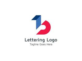 Creative B Alphabet Letter Logo Design for Business and Company Pro Vector