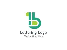 elementos de plantilla de diseño de logotipo de letra b vector pro gratis