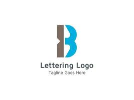 Letter B Alphabet Logo Design for Business and Company Pro Vector