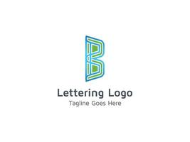 Creative B Alphabet Letter Logo Icon Design for Business and Company Pro Vector