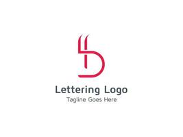 Creative B Alphabet Letter Logo Design for Business and Company Pro Vector