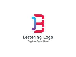 Creative B Alphabet Letter Logo Icon Design for Business and Company Pro Vector