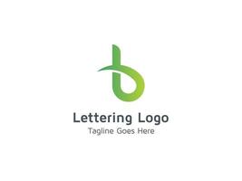 diseño creativo del logotipo de la letra del alfabeto b para el vector profesional de negocios y empresas