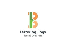 Creative B Alphabet Letter Logo Icon Design for Business and Company Pro Vector