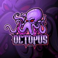 Kraken octopus mascot sports esport logo design. vector