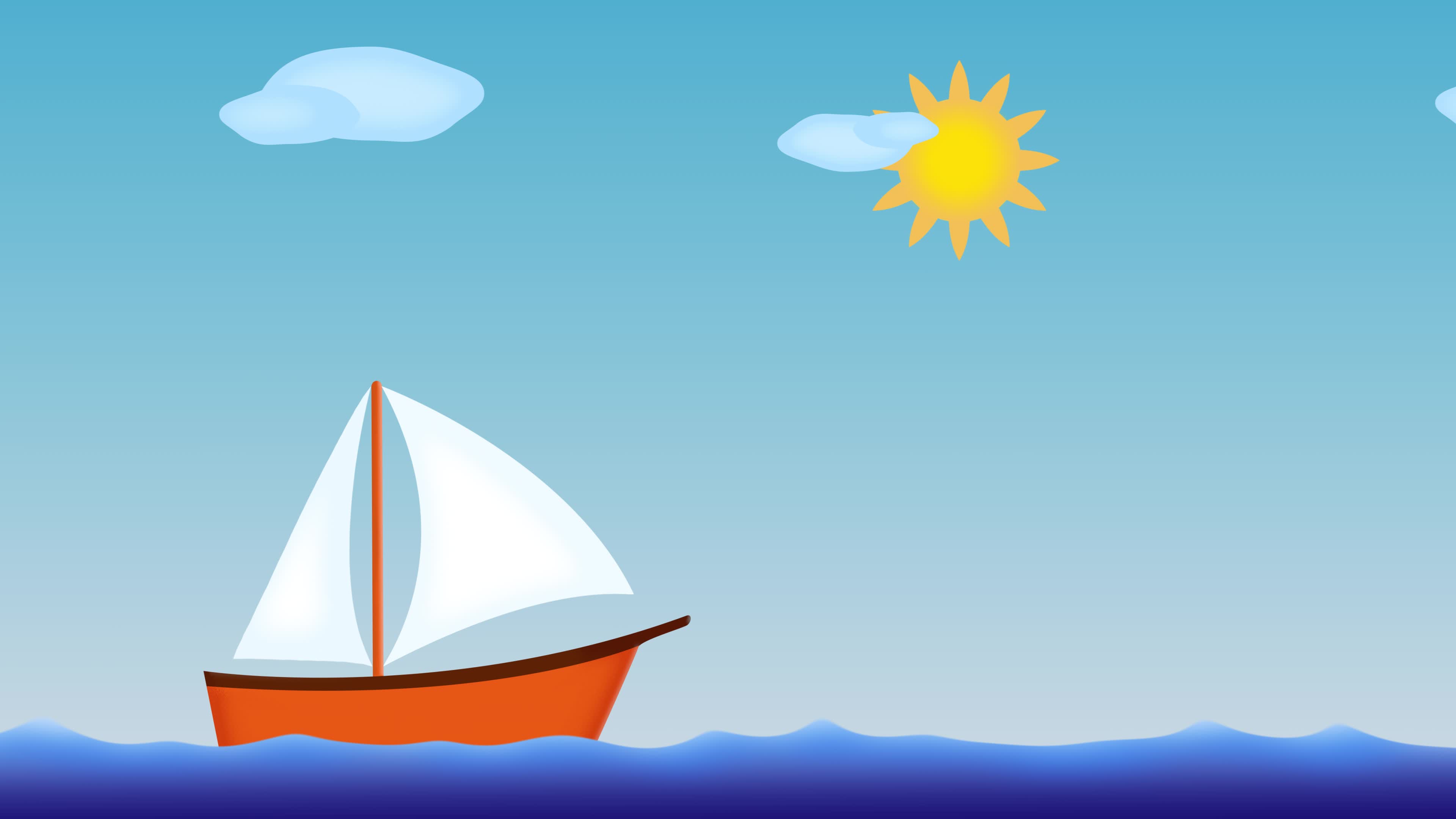 Sail a Boat рисунок