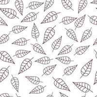 Vector leaf pattern seamless abstract iket pattern backgroun.