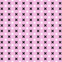 memphis style simple vector xo pattern ,Grunge texture with symbols of zero and cross.