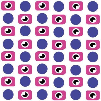 diseño de patrón retro moderno con estilo de color vintage para el fondo vector