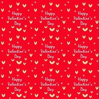 Repeating hearts, round dots and the handwritten word Love for the background. vector