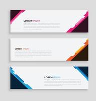 Creative, modern, web banner design template isolated on grey background. Promotional web banner background.Vector ad design. vector