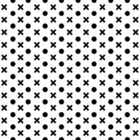 memphis style simple vector xo pattern ,Grunge texture with symbols of zero and cross.