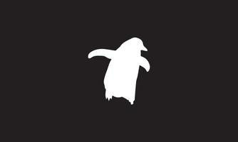 penguin vector illustration design black and white