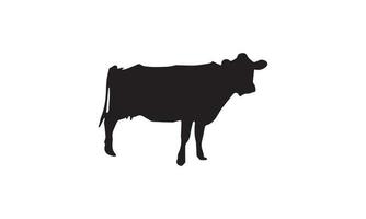 cow vector illustration design black and white