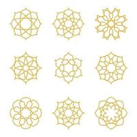patrón de ornamento islámico vector