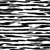 Hand drawn artistic brush stripes seamless pattern. Black ink stripe backdrop. vector