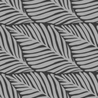 Abstract tropical pattern, palm leaves seamless floral background. vector