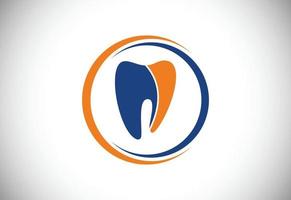 Dental Clinic logo template, Dental Care logo designs vector, Tooth Teeth Smile Dentist Logo vector