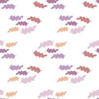 Simple autumn leaves seamless pattern. Backdrop for textile vector