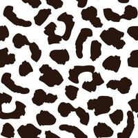 Leopard skin seamless pattern. Abstract animal fur wallpaper.