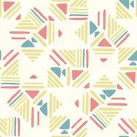 Seamless hand draw Folk pattern. weave lines ornament. vector