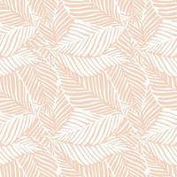 Abstract jungle print. Exotic plant. Tropical pattern, vector