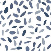 Abstract random stones backdrop. Scandinavian pebble seamless pattern vector