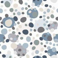 Hand drawn pebble stones seamless pattern. Floor marble pattern vector