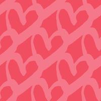 Hearts seamless pattern. 14 february wallpaper. Valentine's Day backdrop. vector