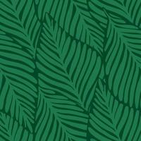 Summer nature jungle print. Exotic plant. Tropical pattern, vector