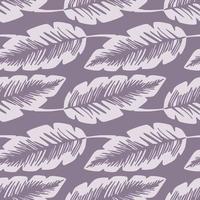 Abstract leaves seamless pattern. Exotic plant. Tropical pattern, palm leaf vector