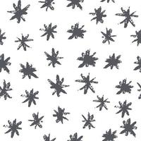 Grunge stars seamless pattern. Hand drawn paint brush seamless pattern. vector