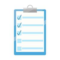 Writer notes icon. Notes illustration. To do list or planning icon concept. vector