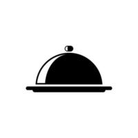 Cloche icon isolated on white background from restaurant collection. Vector illustration. EPS10