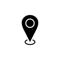 Save Download Preview Location pin icon vector on white background. Location pin icon modern icon for graphic and web design. Vector illustration.EPS 10