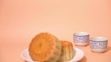 Chinese moon cake for Mid-Autumn Festival video