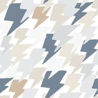 Hand drawn doodle thunder backdrop in Scandinavian style seamless pattern. vector